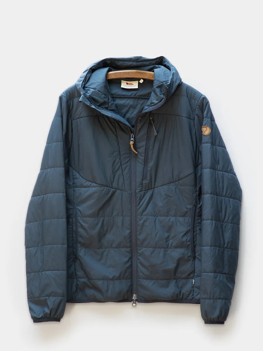 Fjallraven Keb Padded Insulated Hoodie Mountain Blue