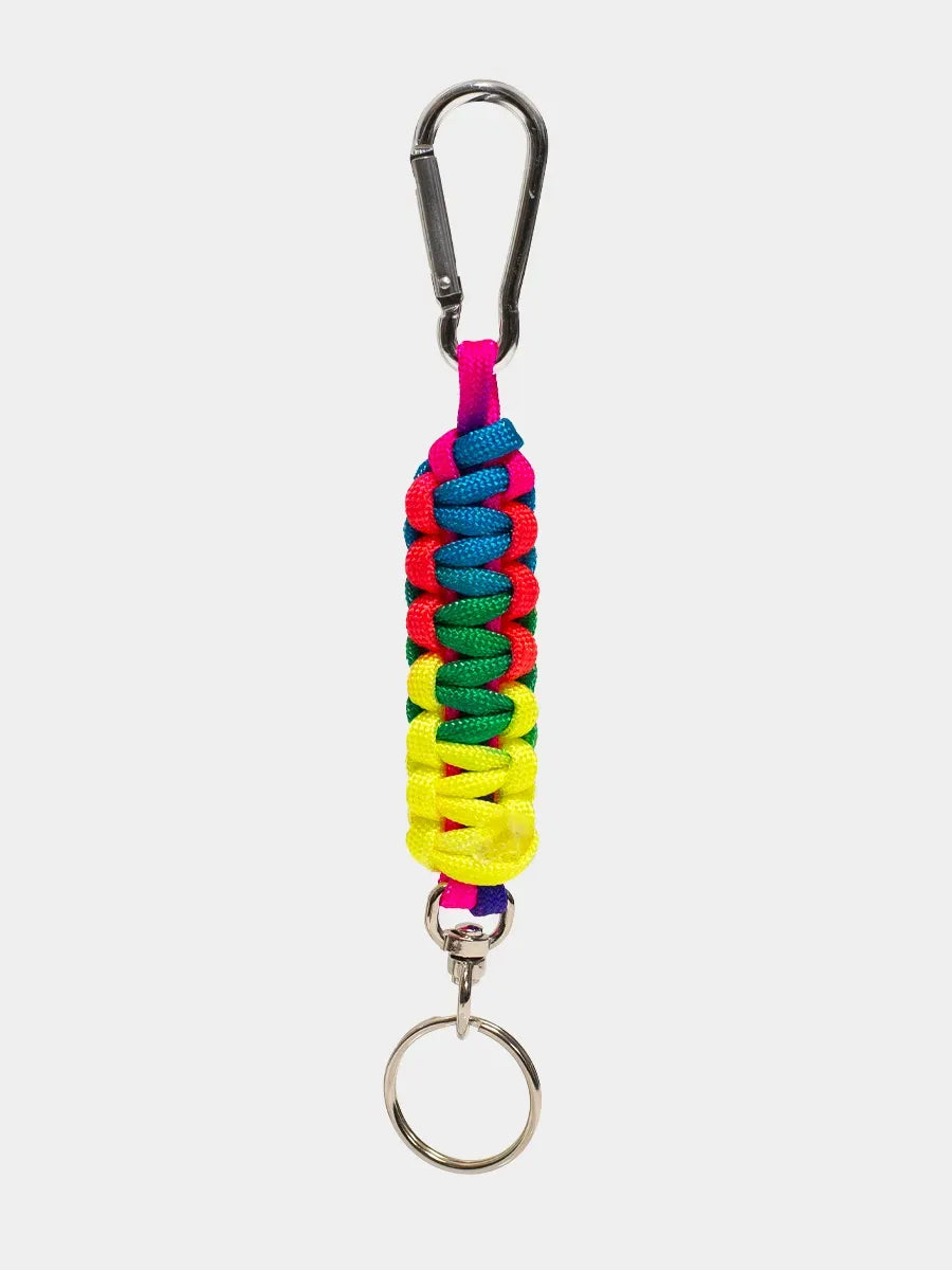 Upcycled Paracord Carabiner Key Chain
