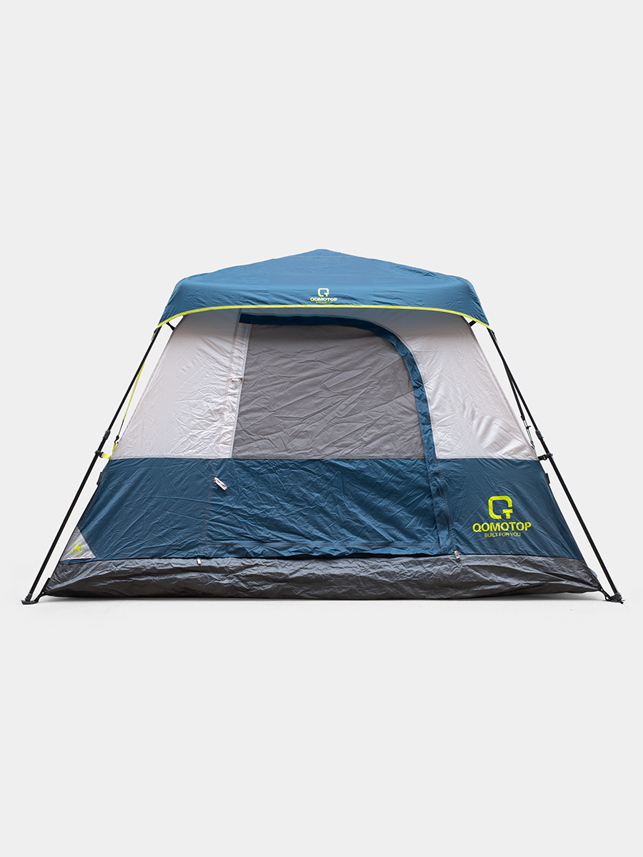 OT Qomotop Tents, 4/6/8/10 Person 60 Seconds Set Up Camping Tent, Waterproof Pop Up Tent with Top Rainfly, Instant Cabin Tent, Advanced Venting