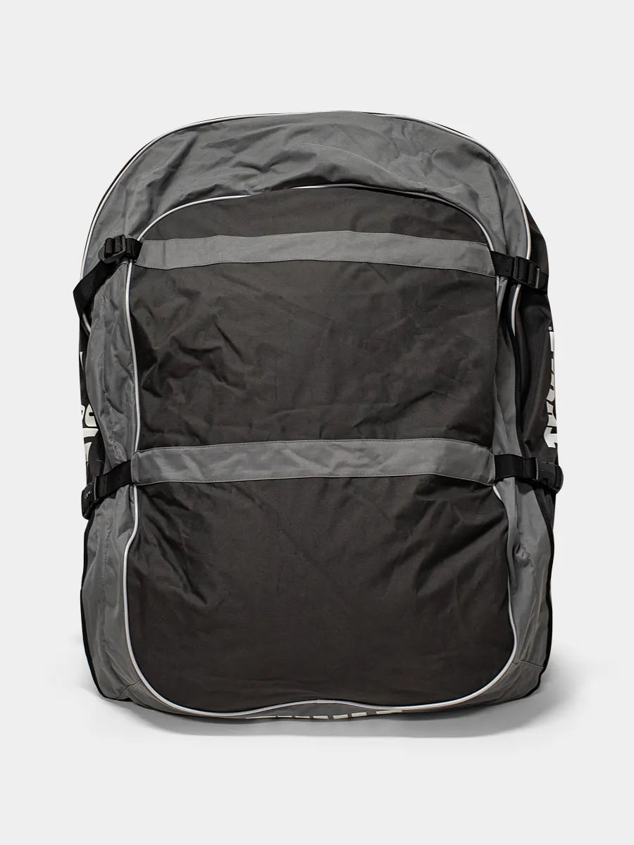 Flat view of back view of the Thule 846 Quest rooftop cargo bag.
