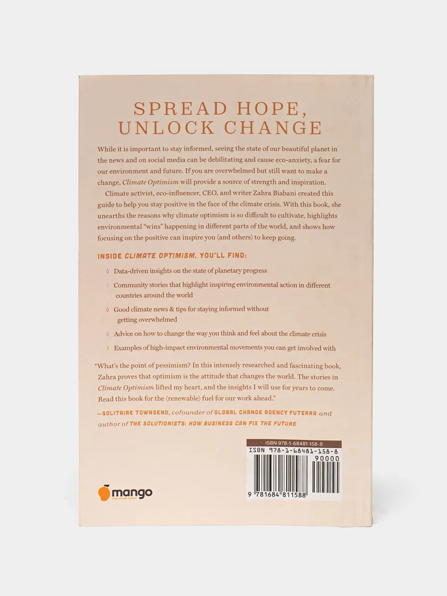 Climate Optimism: Celebrating Systemic Change Around the World (Environmental Sustainability, Doing Good Things, Book for Activists)