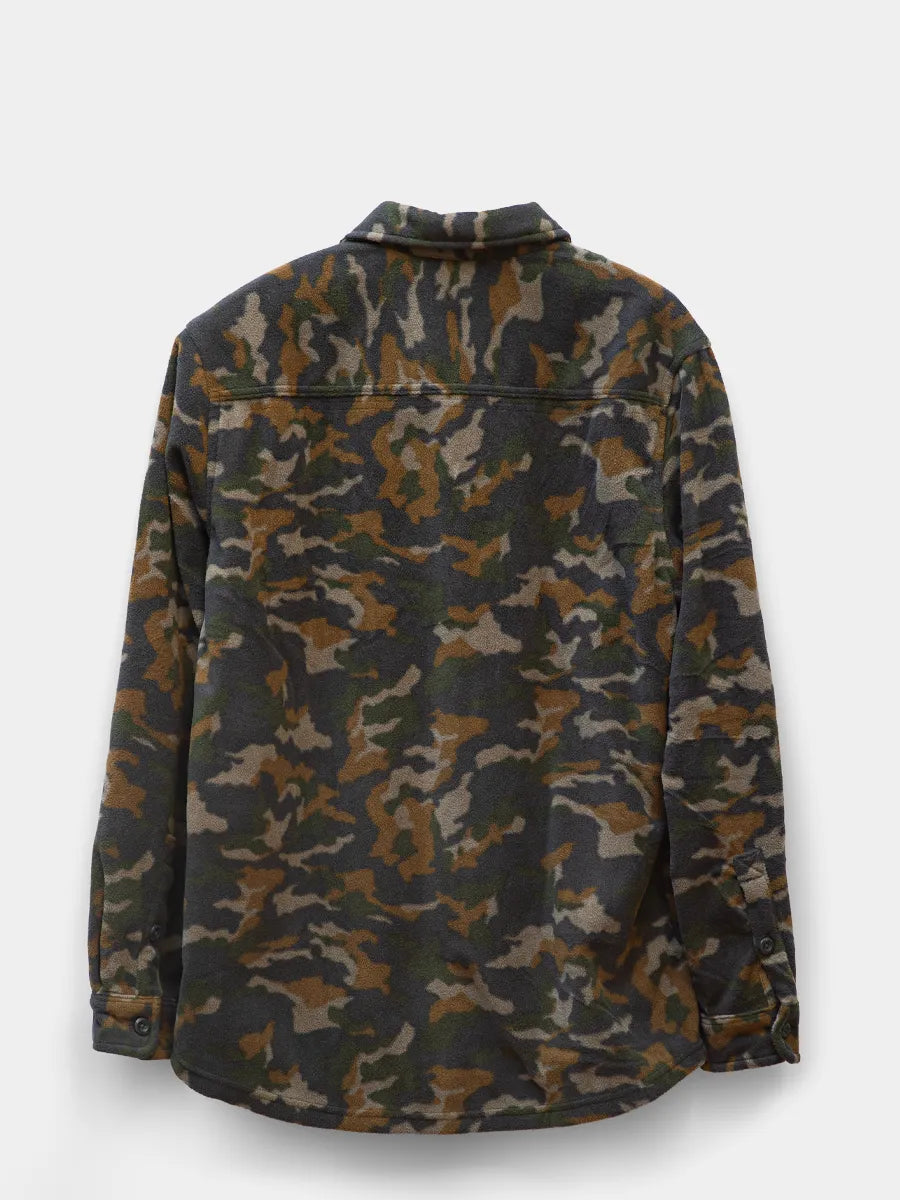 Eddie Bauer Camouflage Fleece Shacket