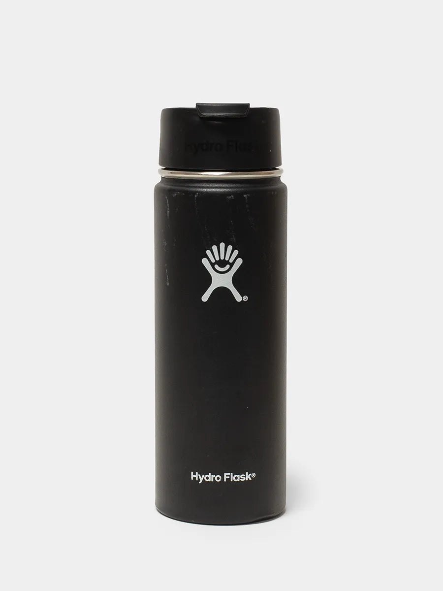 Black Water Bottle on a white background 