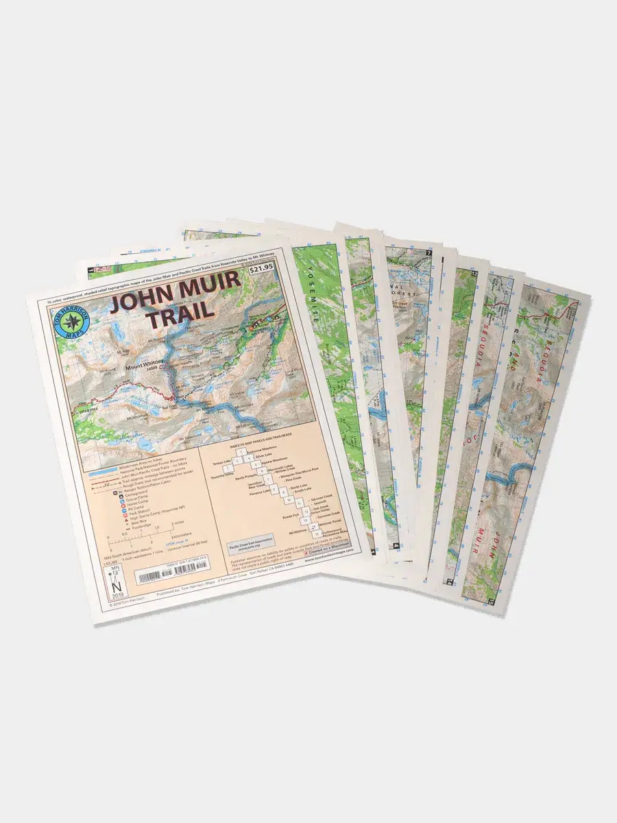 Tom Harrison John Muir Trail Map