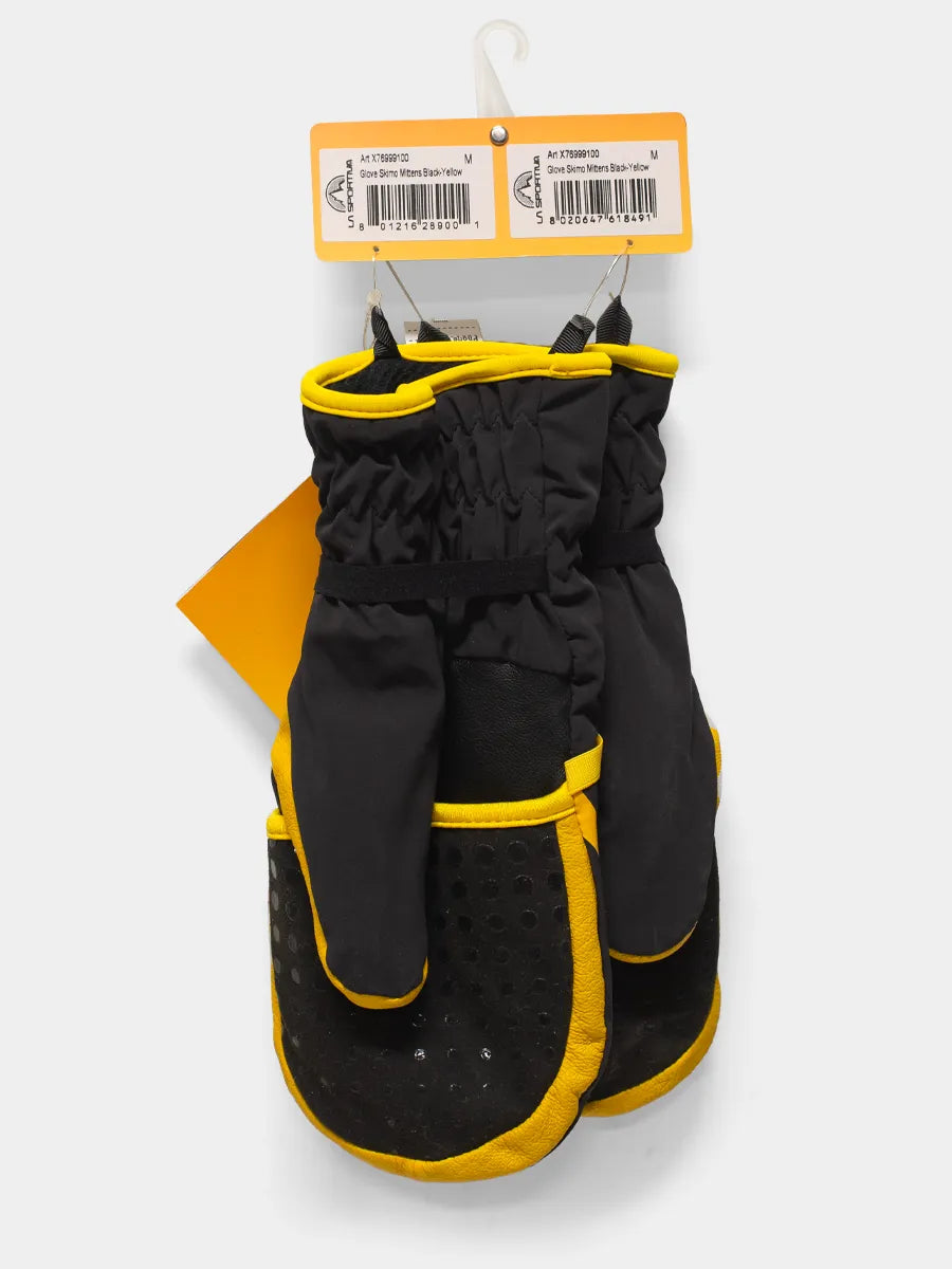 Inner Detail Photo La Sportiva Skimo Mittens Black Yellow