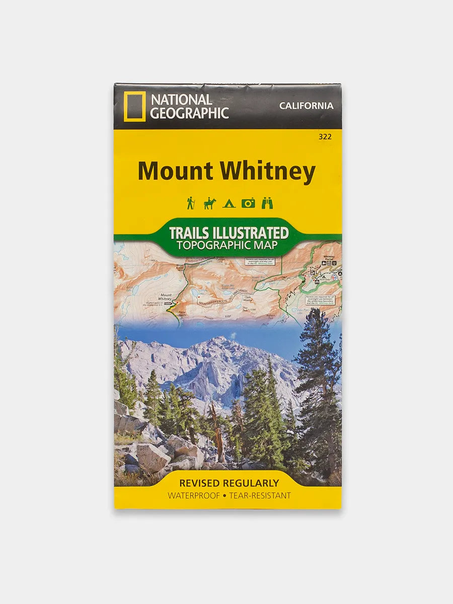 National Geographic Mount Whitney Topographic Map | No. 322 — photo 3