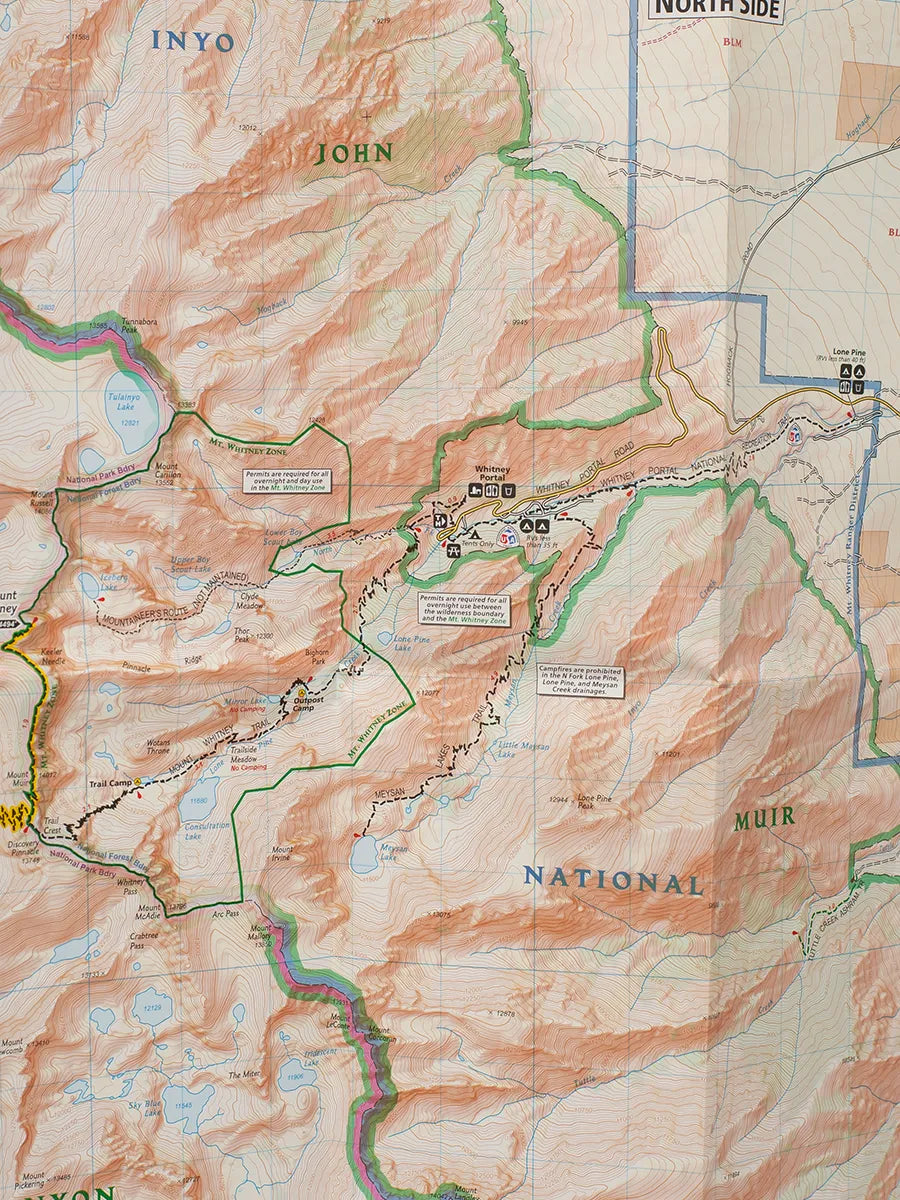 National Geographic Mount Whitney Topographic Map | No. 322 — photo 1