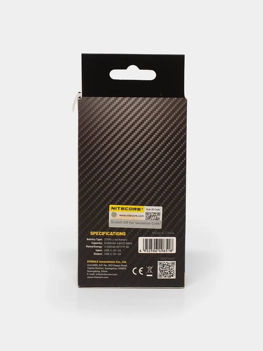 Detail Nitecore-Carbon-Battery-6K-USB-C-6000mAh-Power-Bank-5.webp