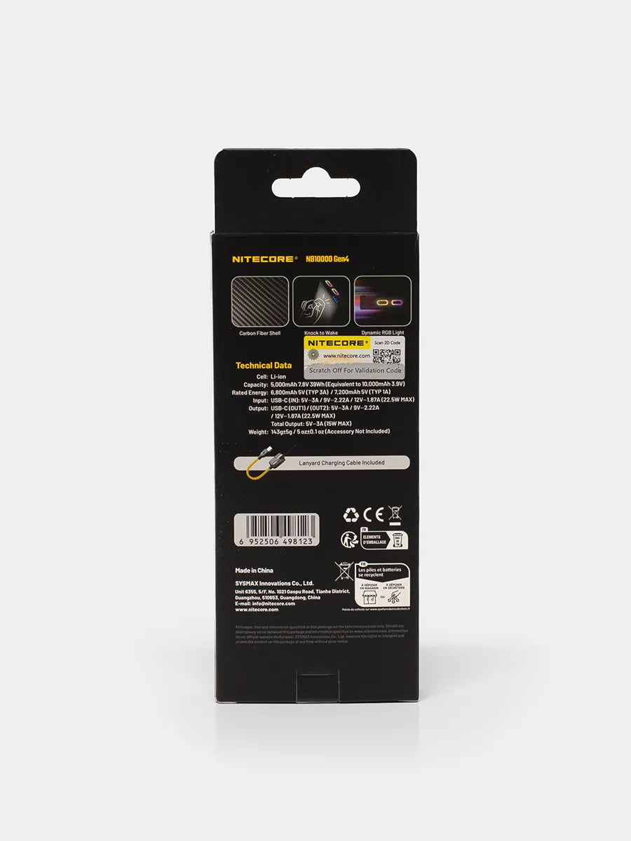 Detail Nitecore-NB10000-Gen4-Ultralight-10000mAh-Power-Bank-4.webp