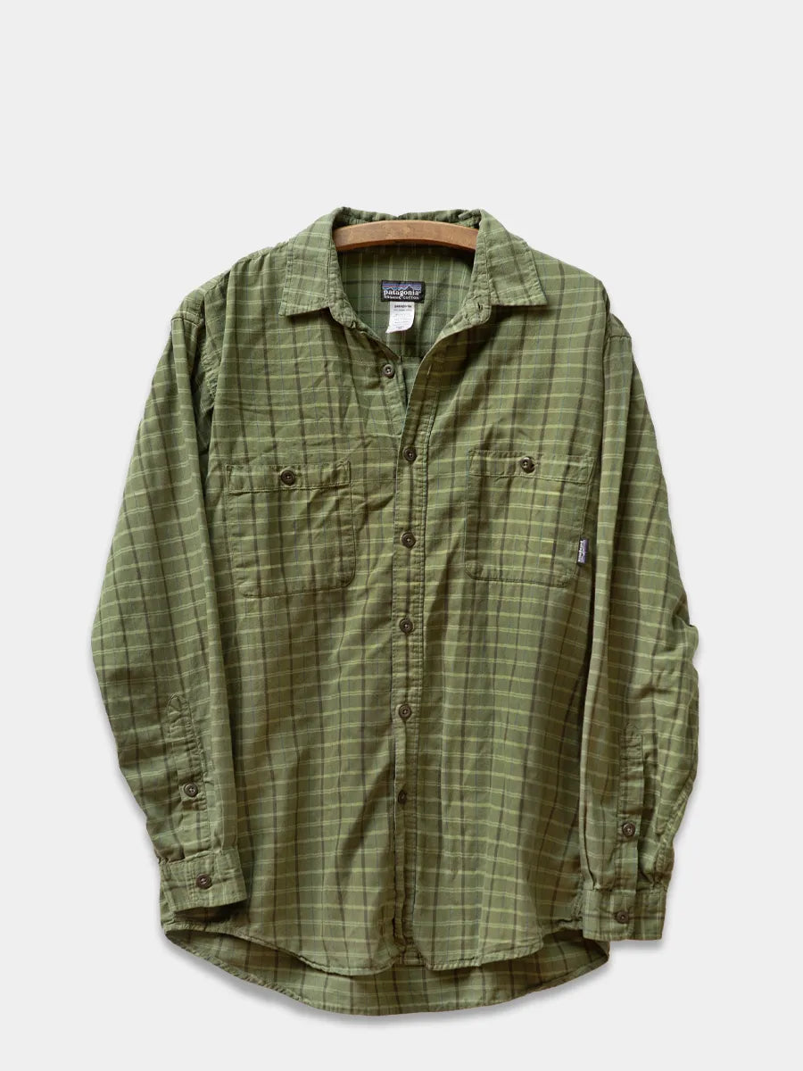 Patagonia Organic Cotton GOTS Green Plaid