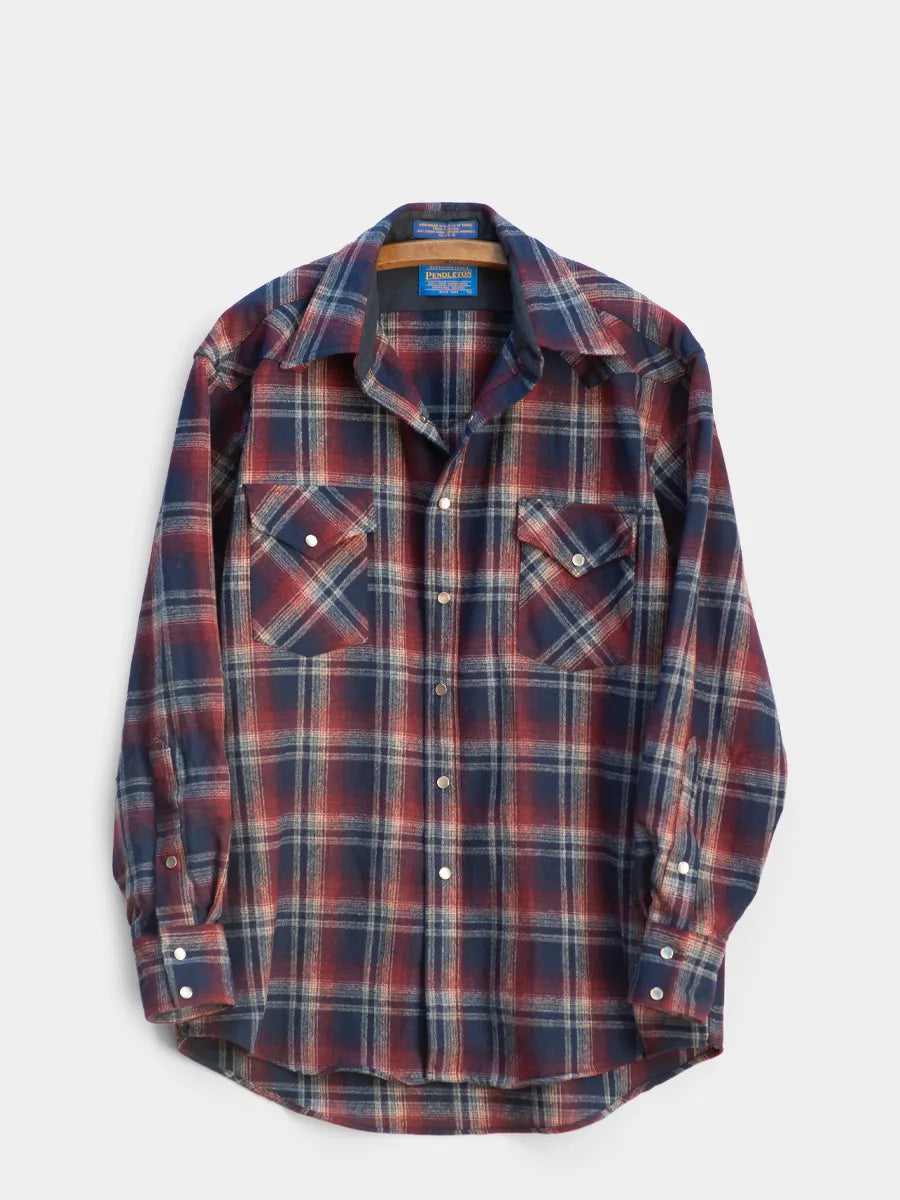 Vintage Pendleton Snap Flannel