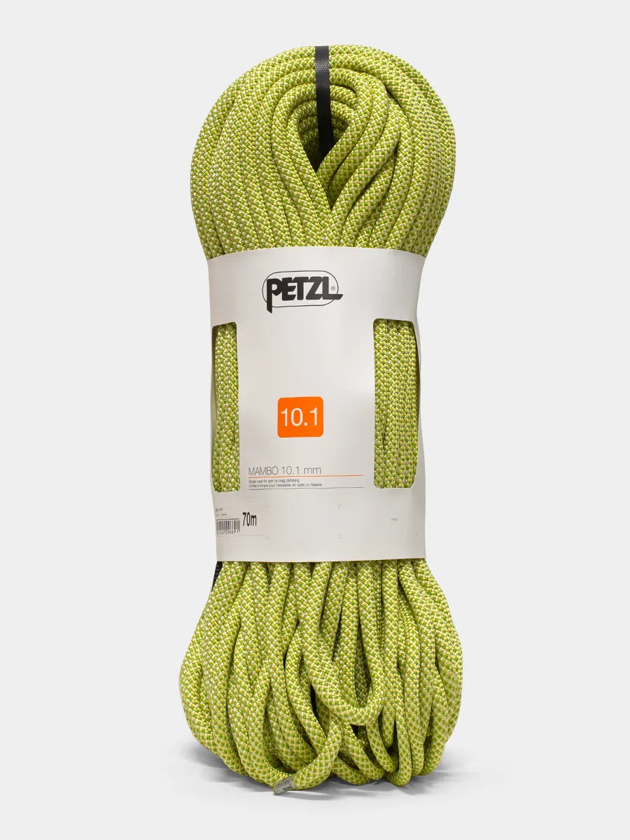 Petzl MAMBO 10.1mm Standard Climbing Rope, Yellow