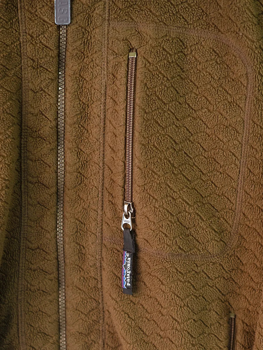 Zipper Detail Vintage Patagonia Textured Knit Fleece