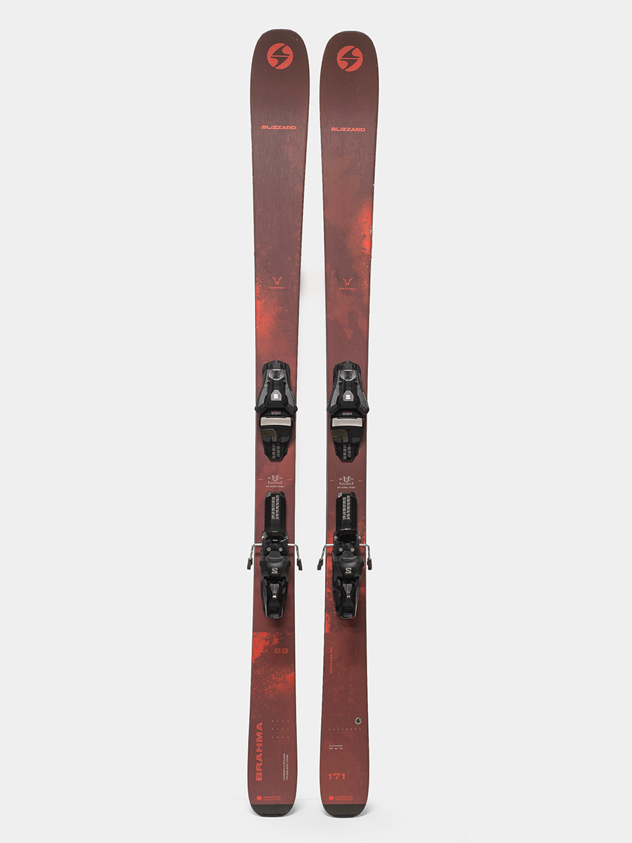 2023 Brahama Blizzard 88, 171 Skis with Salomon Strive 11 bindings
