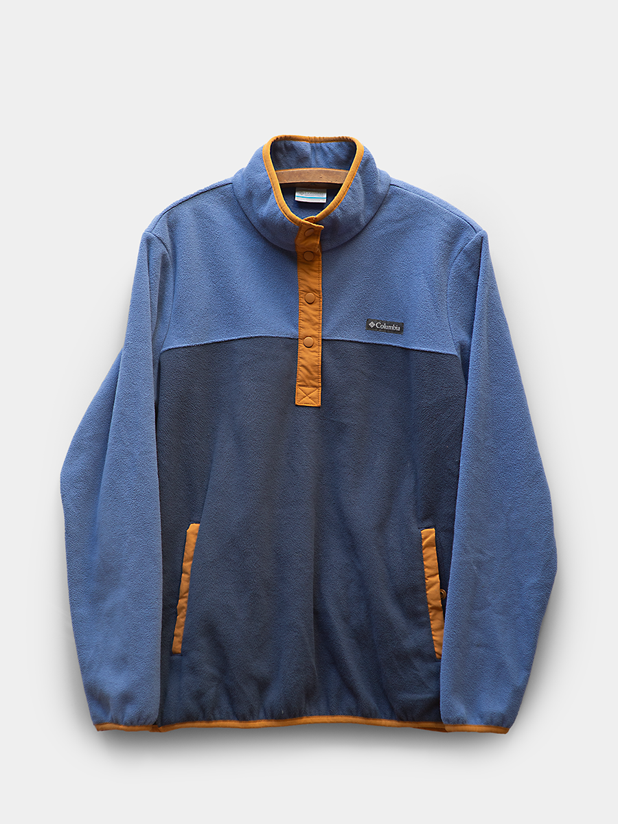 Columbia Color Block Fleece Snap Pullover