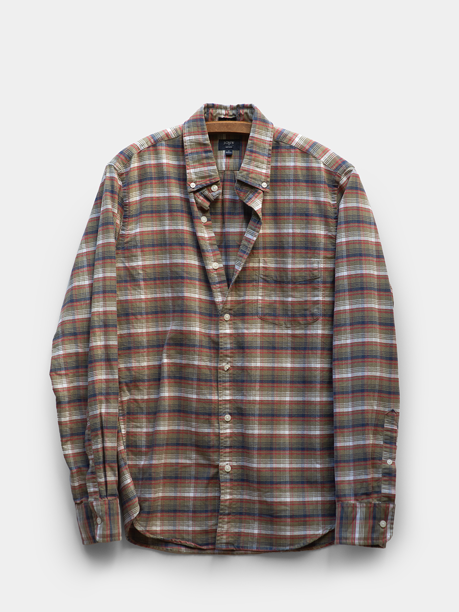 Vintage J. Crew Plaid Button Down Shirt Men’s