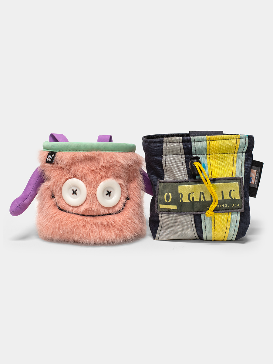 Chalk Bag Remix Set of Two | Pre-Loved Climbing Chalk Bags