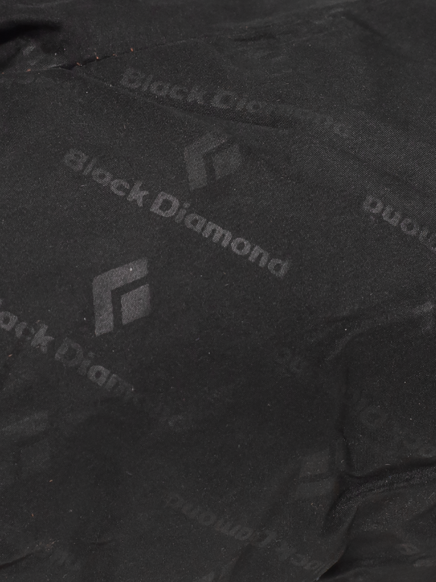 fabric logo detail black diamond black liner gloves 