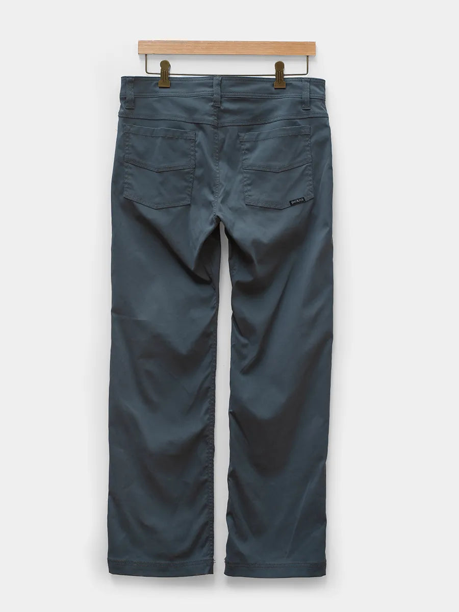Back view of blue prAna Brion Pant