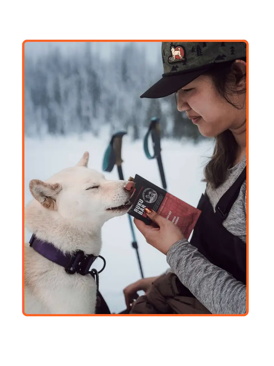 photo of Martha Santos with her dog Miruku