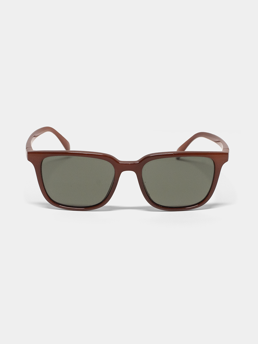 front view Suncloud-Polarized-Optics-Boundary-Sunglasses-Cedar
