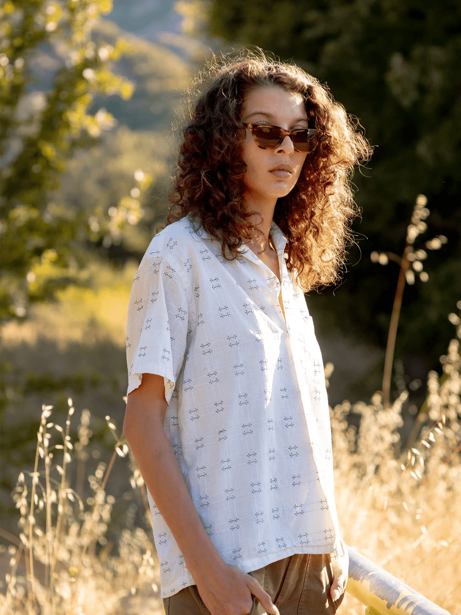 Vintage Embroidered Details Shirt - Articles In Common