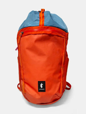 Cotopaxi Moda 20L Backpack in Canyon orange. Front image of backpack on white background.