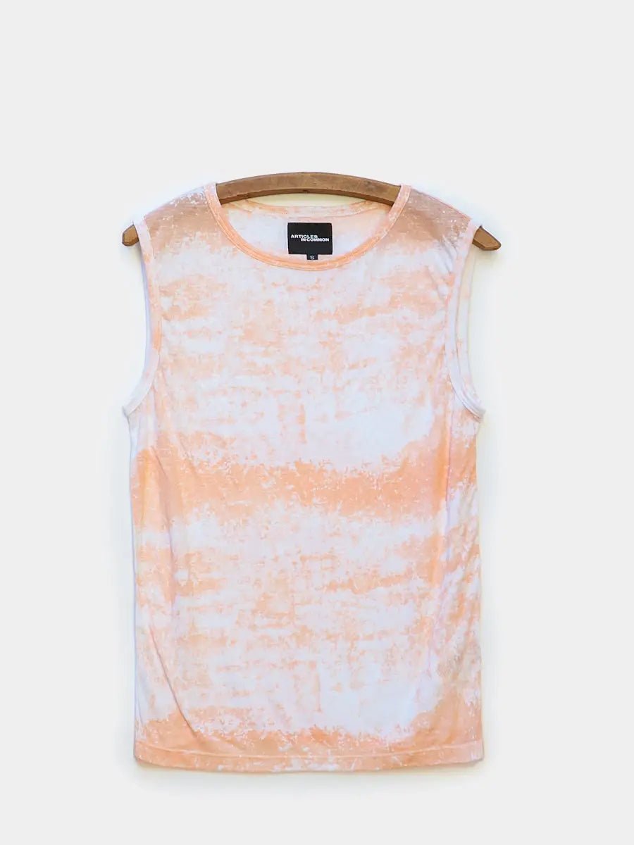Crescent Tee White Peach - Articles In Common