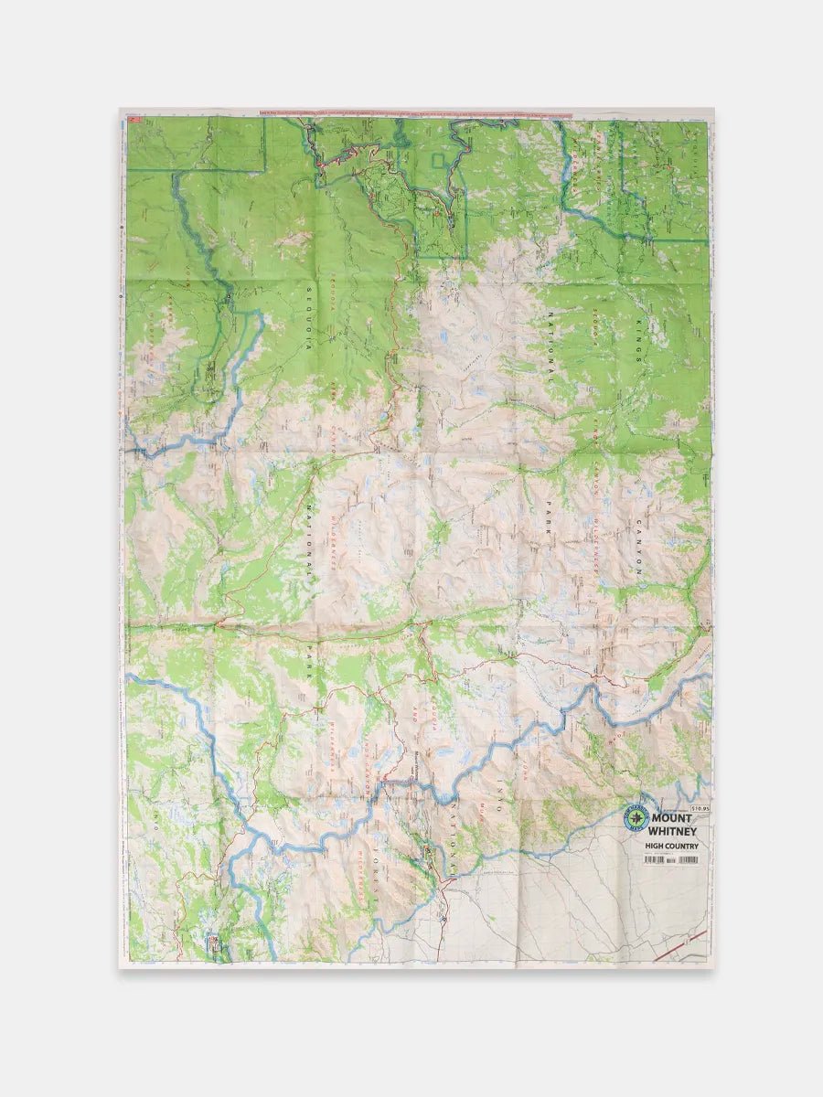 Mount Whitney High Country Tom Harrison Map - Articles In Common