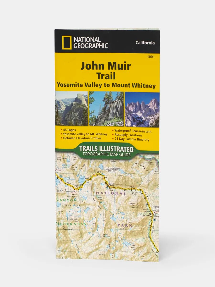 National Geographic John Muir Trail Map - Articles In Common