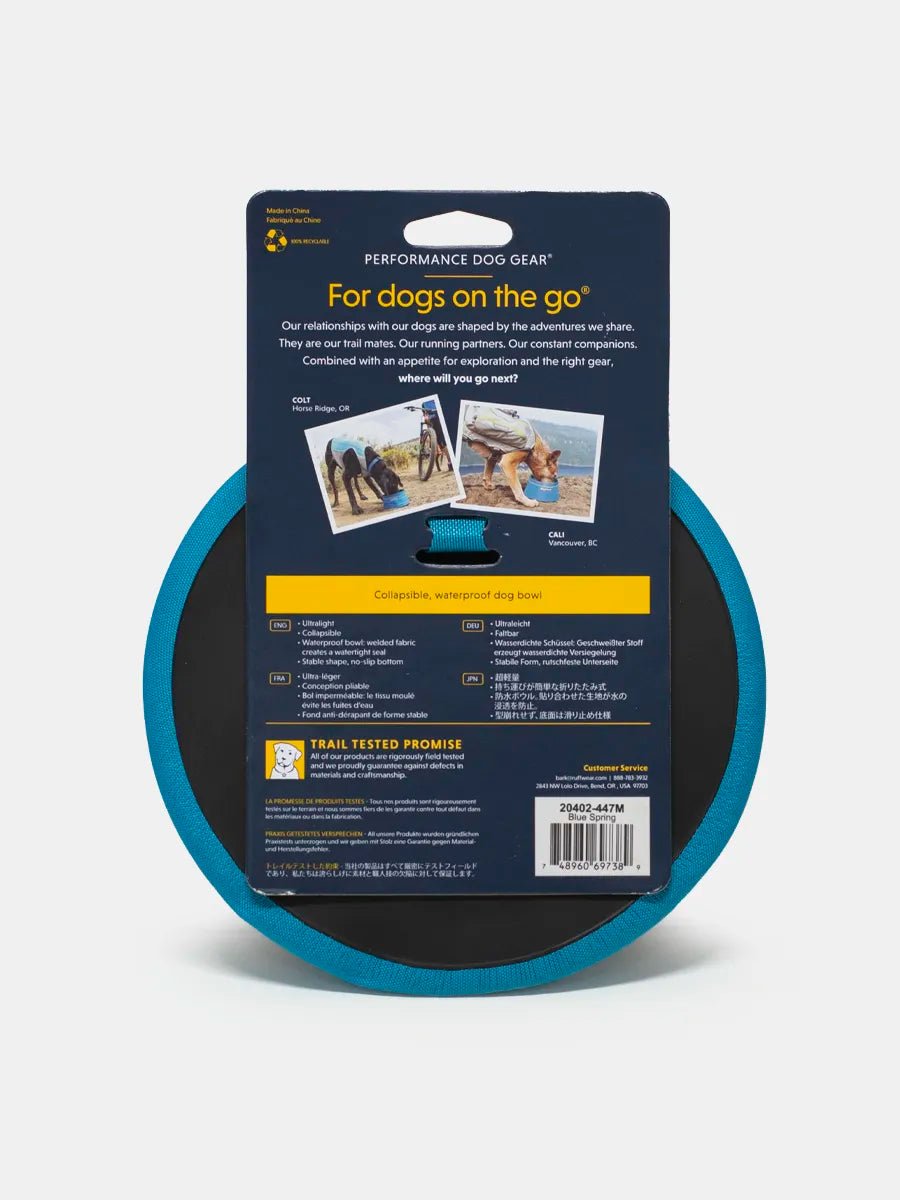 Ruffwear Bivy Collapsible Dog Bowl - Articles In Common