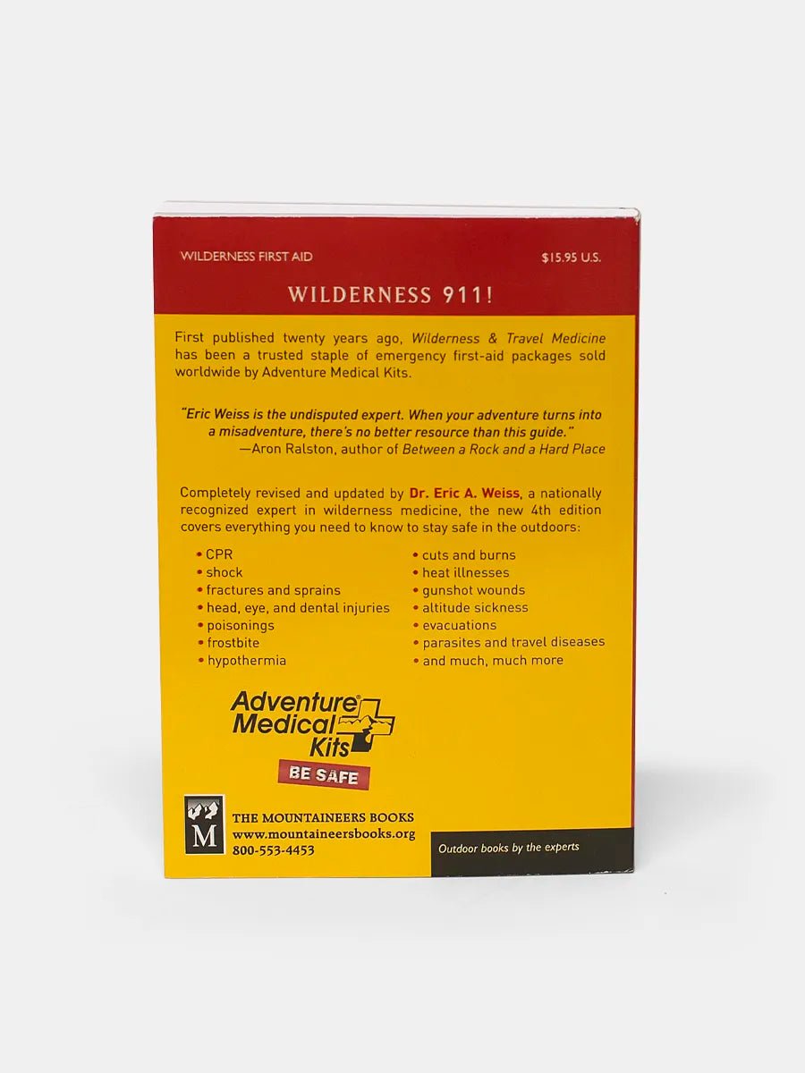 Wilderness & Travel Medicine A Comprehensive Guide - back cover
